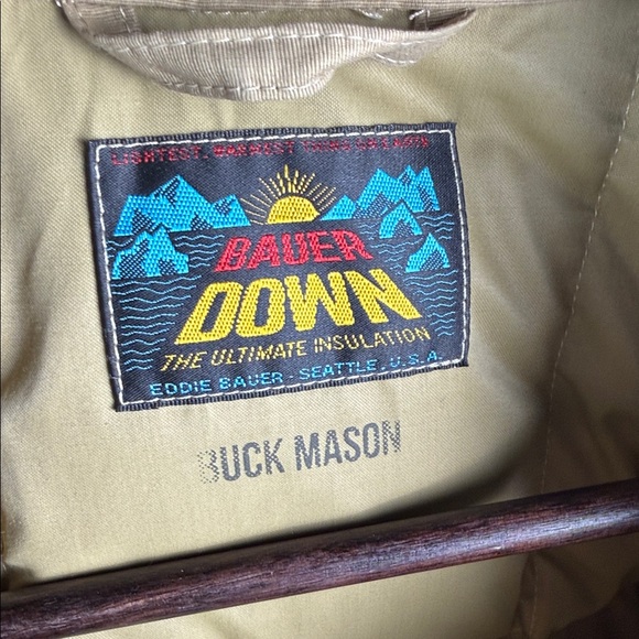 Buck Mason Men's Tan Puffer Jacket - Picture 2 of 6